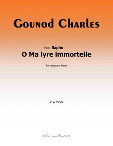 O Ma lyre immortelle - from Sapho