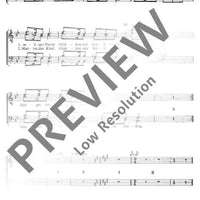 Fröhliche Weihnachtszeit - Choral Score