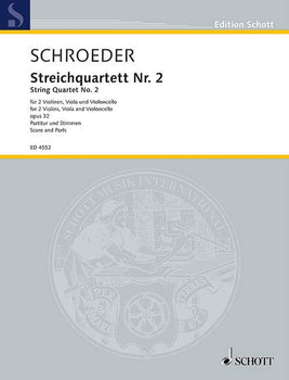 String Quartet No. 2 - Score and Parts