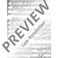 Bläserquintett B flat major - Score and Parts