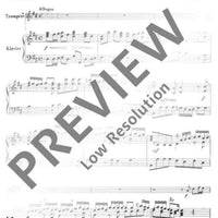 Concerto D Major - Piano Score and Solo Part