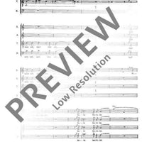 Vier Sätze nach deutschen Volksliedern - Choral Score