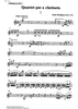 Clarinet quartet - Bb Clarinet 1
