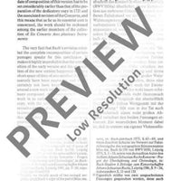 Brandenburg Concerto No. 5 D major - Full Score