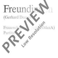 Drei Tanzlieder - Choral Score