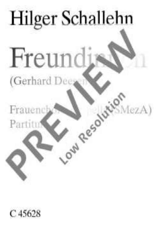 Drei Tanzlieder - Choral Score