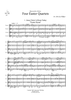 Four Easter Quartets - Score