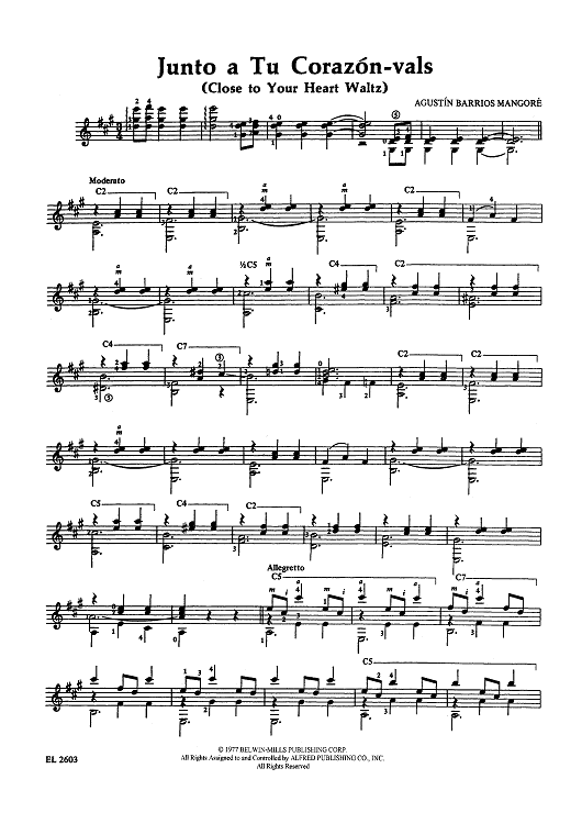 Junto a Tu Corazón-vals (Close to Your Heart Waltz)