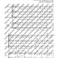 Wie schön leuchtet der Morgenstern - Score