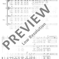 Abendruhe in C major - Choral Score