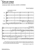 Suite per cinque - Score