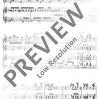 Music for two, two instruments, at the piano