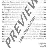 Concerto No. 2 C major - Score