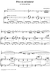 Piece In G Minor - Piano Score