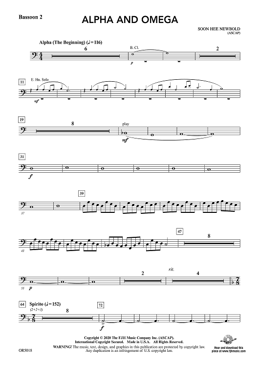 Alpha and Omega - Bassoon 2