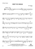 First We Dream - Bass Clarinet