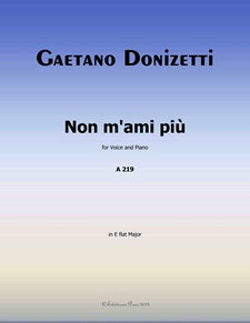 Non m'ami piu