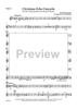 Christmas Echo Concerto for Solo String Quartet and String Orchestra - Violin 1