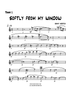 Softly from My Window - Tenor Saxophone 1