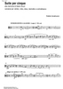 Suite per cinque - Viola