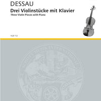 Three Violin Pieces with Piano