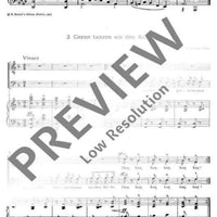 Seht, wie die Sonne lacht - Score