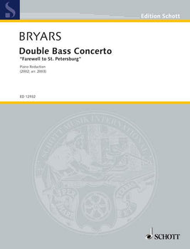 Double Bass Concerto - Piano Score With Solo Part