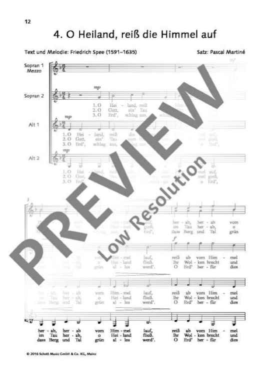 O Heiland, reiss die Himmel auf