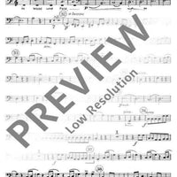 Ein heller Tag bricht an - Cello/double Bass