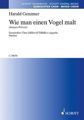 Fünf Chöre - Choral Score
