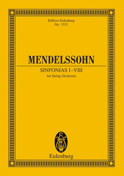 Sinfonias I-VIII - Full Score