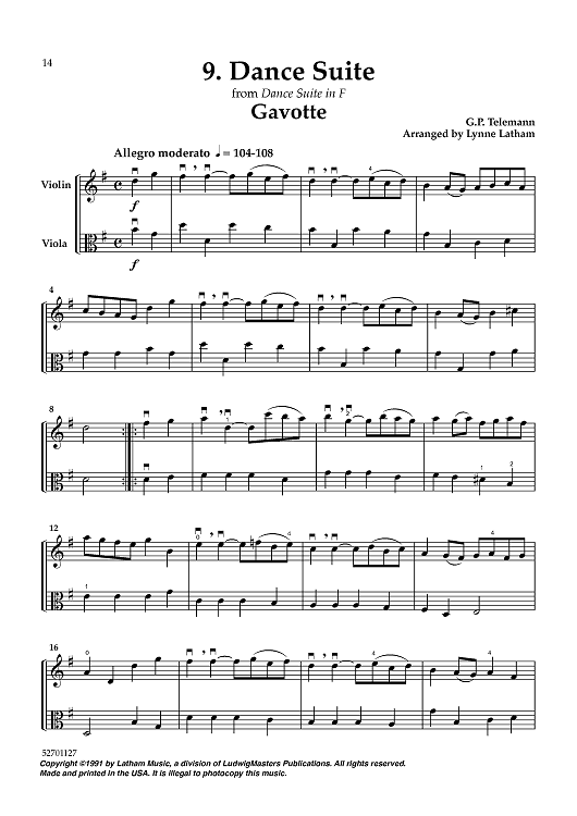 Dance Suite from Dance Suite in F