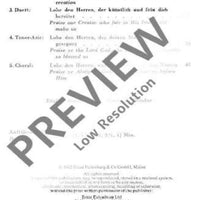 Cantata No. 137 (Dominica 12 post Trinitatis) - Full Score