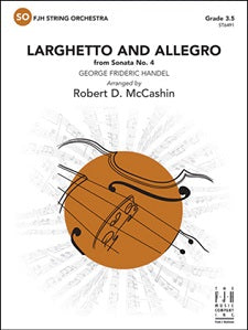 Larghetto and Allegro from Sonata No. 4 - Score