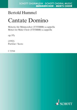Cantate Domino - Choral Score