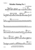 Melodies Mashup No. 1 - Trombone 1
