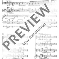 Schönster Schatz, leb wohl - Score