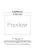 Three Moments - Score