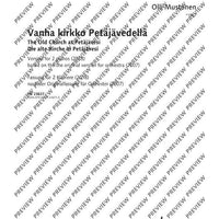 Vanha kirkko Petäjävedellä (The Old Church at Petäjävesi) - Performing Score