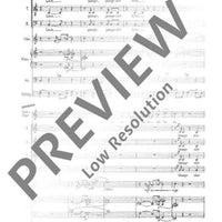 Vier Sätze nach deutschen Volksliedern - Score