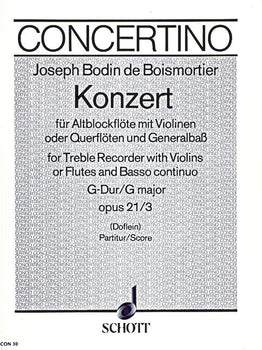 Concerto G Major - Score