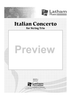 Italian Concerto for Violin/Flute, Viola and Cello - Score