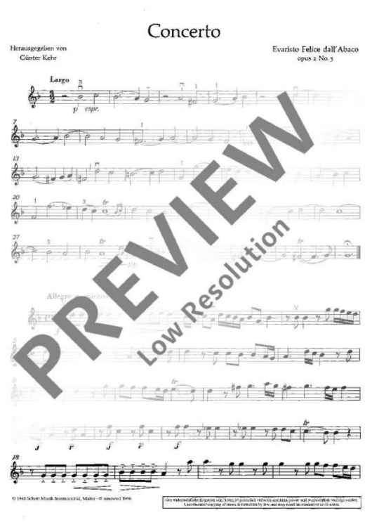 Concerto G Minor - Violin II