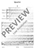 String Quartet E minor - Full Score