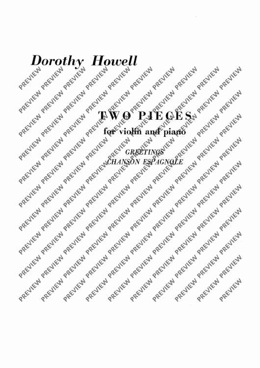 Two Pieces - Score and Parts