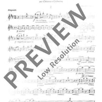 1. Concerto in D - Set of Parts