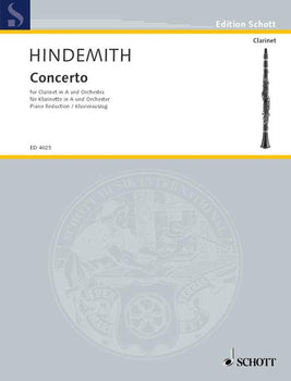 Clarinet Concerto - Piano Score With Solo Part