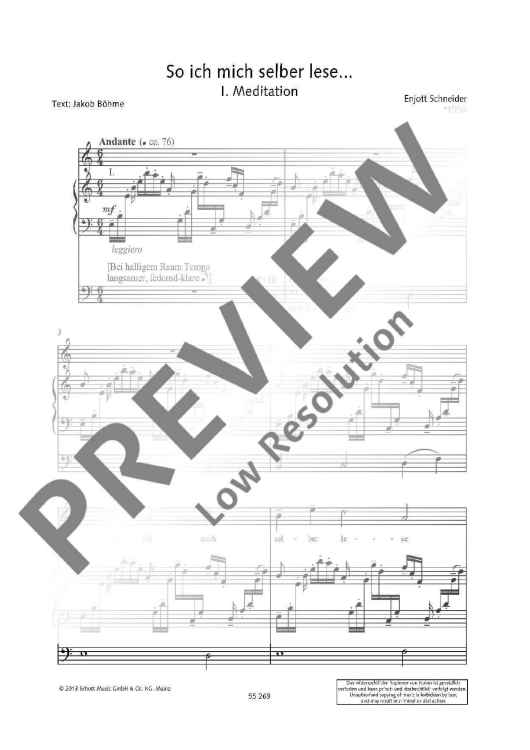 "So ich mich selber lese"