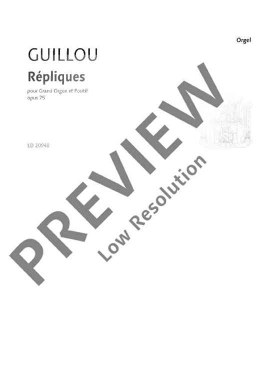 Répliques - Performing Score