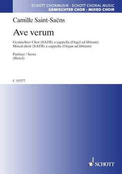 Ave verum - Choral Score